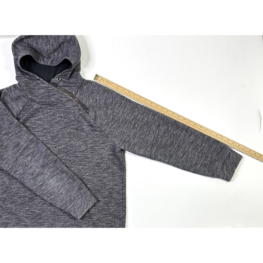 GAUDI Hooded Pullover Sweatshirt Men's XXL Quarter Zip Heather Gray - Picture 7 of 12